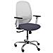 Sedia Da Ufficio 354crrp Bianco Grigio Scuro - Foto miniatura 1