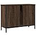 Mobile Lavabo Bagno Rovere Marrone 80x30x60cm Legno Multistrato - Foto miniatura 10