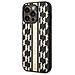 Cover Per Iphone 14 Pro Max Pu Monogram Stripe, Nero - Foto miniatura 1