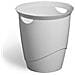 776010 cestino per rifiuti Rotondo Plastica Grigio - Foto miniatura 1