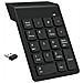 Tastierino Numerico Wireless 18 Tasti Silenzioza Inclinabile A 15°, Nero - Foto miniatura 1