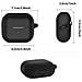 Set Di Custodie Protettive In Silicone Per Samsung Galaxy Buds3/buds3 Pro Darkblue - Foto miniatura 3