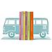 Bookend Vintage Van - Blue - Foto miniatura 3