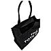 The Large Tote Black Borse Tote Cotone Borse Donna Nero Eu One Size, M0016156 - Foto miniatura 3