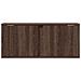Mobile TV a Parete con Luci LED Rovere Marrone 80x31x35 cm - Foto miniatura 5