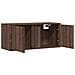 Mobile TV a Parete con Luci LED Rovere Marrone 80x31x35 cm - Foto miniatura 7