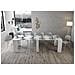Consolle allungabile 90x48/296 cm Bakari bianco frassino - Foto miniatura 3