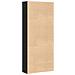 Libreria Rovere Nera 80x30x189 cm in Legno Multistrato - Foto miniatura 2