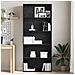 Libreria Rovere Nera 80x30x189 cm in Legno Multistrato - Foto miniatura 4