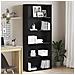 Libreria Rovere Nera 80x30x189 cm in Legno Multistrato - Foto miniatura 1