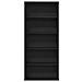 Libreria Rovere Nera 80x30x189 cm in Legno Multistrato - Foto miniatura 8