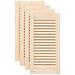 Ante Con Design A Lamelle 4 Pz 61,5x29,5 Cm In Legno Di Pino - Foto miniatura 2