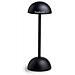lampada LED INN-293 ricaricabile, da tavolo, senza fili touch e dimmerabile, per interni ed esterni, luce naturale 3500K, luca fredda 6500K e calda 2700K, bianca e nera (Nero) - Foto miniatura 1