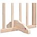 Cancello per Cani Porta Pieghevole 12 Pannelli 300 cm in Pioppo - Foto miniatura 7