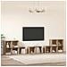 Set di mobili TV 8 pz Rovere artigianale Legno ingegnerizzato - Foto miniatura 4