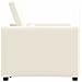 Divano Letto Singolo Bianco crema 90 x 165 x 87 cm Tela - Foto miniatura 6