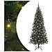 Albero di Natale artificiale con 300 LED Verde 180 cm PE e PVC - Foto miniatura 1