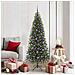 Albero di Natale artificiale con 300 LED Verde 180 cm PE e PVC - Foto miniatura 2