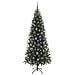 Albero di Natale artificiale con 300 LED Verde 180 cm PE e PVC - Foto miniatura 4