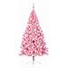 Albero di Natale artificiale con luci integrate Rosa 180 cm PVC - Foto miniatura 4