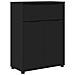 Mobile da Bagno Nero 72,5 x 36,5 x 100 cm Legno multistrato - Foto miniatura 1