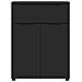 Mobile da Bagno Nero 72,5 x 36,5 x 100 cm Legno multistrato - Foto miniatura 6