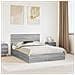 Letto con Contenitore con testiera Grigio Sonoma 160 x 200 cm - Foto miniatura 2