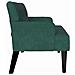 Panca Chesterfield Verde Scuro 112 x 65.5 x 75 cm Velluto - Foto miniatura 5
