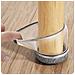 Protezioni Rotonde Trasparenti Per Gambe Di Sedie, 5 Cm, Fondo Grigio, Confezione Da 8 - Tpe, Antiscivolo, Antirumore - Foto miniatura 3