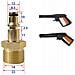 Adattatore Universale M22 Per Tubo Compatibile Con Idropulitrici Patriot, Daewoo, Bort, Yili - Ottone, Filettatura M22x1,5, Montaggio Rapido - Foto miniatura 2