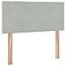 Letto con Contenitore Grigio chiaro 90 x 200 cm Velluto - Foto miniatura 9