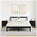 Armadio da Notte con cassetto 2 pcs Rovere Nero 40 x 35 x 50 cm - Foto miniatura 4