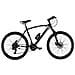 Bici Da Uomo Mountain Bike Misura 27,5 Bicicletta Mtb Nevada Cambio 21v Con Forcella Ammortizzata E Freni A Disco Meccanici - 54 Nero Argento Opaco - Foto miniatura 1