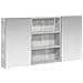 Set di Armadi da Bagno con lo scaffale 3 pcs 100 x 10,5 x 50 cm - Foto miniatura 1