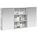 Set di Armadi da Bagno con lo scaffale 3 pcs 100 x 10,5 x 50 cm - Foto miniatura 3