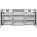 Set di Armadi da Bagno con lo scaffale 3 pcs 100 x 10,5 x 50 cm - Foto miniatura 7
