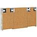Set di Armadi da Bagno con lo scaffale 3 pcs 100 x 10,5 x 50 cm - Foto miniatura 9