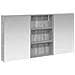 Set di Armadi da Bagno con porta 3 pcs 120 x 10,5 x 60,5 cm - Foto miniatura 1