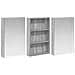 Set di Armadi da Bagno con porta 3 pcs 120 x 10,5 x 60,5 cm - Foto miniatura 5