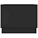 Tavolino da salotto Nero 90 x 50 x 37 cm Legno ingegnerizzato - Foto miniatura 5
