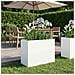 Vaso da giardino Bianco 60 x 30 x 50 cm - Foto miniatura 2