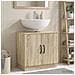 Armadio per Lavabo da Bagno HOORN Rovere Sonoma - Foto miniatura 2