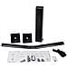 Supporto da Tavolo per Due Tv a Schermo Piatto da 24.5" max 12.7Kg Nero  - Foto miniatura 2