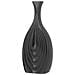 Vaso Decorativo Alto Colore Nero 39cm Thapsus - Foto miniatura 3