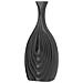 Vaso Decorativo Alto Colore Nero 39cm Thapsus - Foto miniatura 8