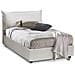 Letto contenitore Una piazza e mezza Veronica, Made in Italy, Letto con rivestimento in ecopelle, Apertura frontale, adatto per materasso cm 120x190, Bianco - Foto miniatura 1
