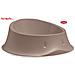 Ic Ciotola Chic Per Cani E Gatti 100 % Made In Italy - 0,65 Tortora Chiaro - Foto miniatura 1