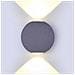 V-tac Vt-836 Lampada Led Cob 6w Da Parete Alluminio Grigio Wall Light Bianco Naturale 4000k Ip65 - Sku 8306 - Foto miniatura 1