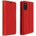 Custodia Samsung Galaxy A41pelle Portafoglio Funzione Stand - Rosso - Foto miniatura 1