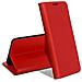 Custodia Samsung Galaxy A41pelle Portafoglio Funzione Stand - Rosso - Foto miniatura 4